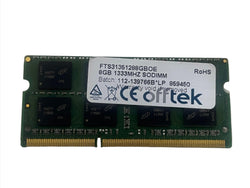 OFFTEK 8GB DDR3 PC3-12800 Laptop Memory 1600mHz RAM Dell Lenovo FTS31351288GBOE Toshiba SODIMM Module