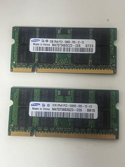 Samsung 4GB 2x2GB PC2-5300 Memory DDR2 667mHz M470T5663CZ3-CE6 iMac A1224/A1225 2007 2008