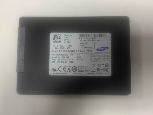 Samsung 128GB SSD 2.5" SATA MZ-7PD128E Solid State Drive SM841N 7mm Dell 01VVV7 PS4 Xbox iMac USED