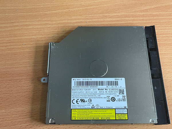 Acer Aspire V5-571 Panasonic UJ8DTQ Laptop Optical Disc Drive CDR DVDRW Internal ODD SATA with Bracket / Bezel