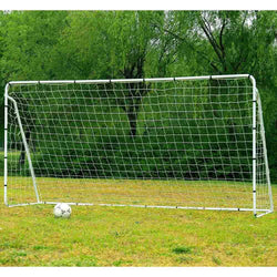 365×182×120CM Steel Tube Soccer Goal Training Set White