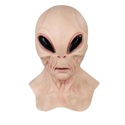 Alien Head Halloween Masks Latex Scary Martian Horror Fancy Dress Costume Party Realistic Soft Rubber Face Cover Prop Accessory