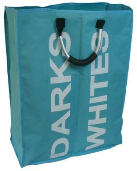 DOUBLE Laundry bag with Metal Handles (BLUE)