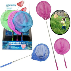 Kids Extendable Fishing Butterfly Bug Insect Net Telescopic Handle Chidrens Toy Catching Fun