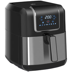 Rapid Air Fryer Counter Top 1700W 6.5L with Digital Display Timer for Low Fat Cooking