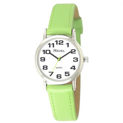 Ravel Women's Classic Lime Green Leather Strap Watch R0105.13.11LA Ladies Watches
