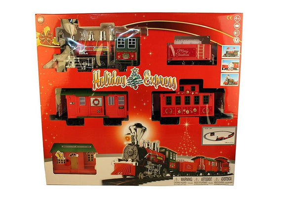 Kids Holiday Express Train Set Toy Game Polar Engine & Music for Children