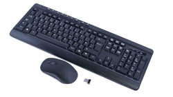 Conjunto de teclado e mouse Paradox VI Black Wireless Combo Edition 6 ANDROID/WINDOWS