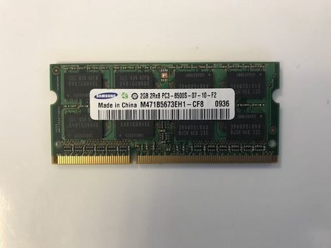 Samsung 2GB Memory DDR3 PC3-8500S Apple RAM M471B5673EH1-CF8 iMac 2009 MacBook Pro Unibody 2010 2011 SoDIMM