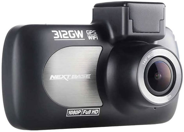 Nextbase 312GW Full 1080p 30fps HD Cámara de salpicadero para coche Cámara frontal DVR Pantalla LED de 2,7" Ángulo de visión de 140° WiFi/GPS Negro (SOLO red eléctrica)