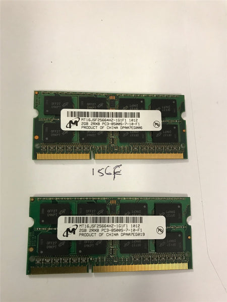 Micron Apple RAM 4GB (2x2GB) DDR3 1066mhz MT16JSF25664HZ-1G1F1 PC3-8500S Memoria Sodimm iMac/Macbook 2009-2011