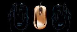 Sumvision Nemesis Plasma GOLD 6 LED RGB Luzes Galvanizadas PC USB Gaming Mouse GX-210