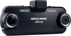Nextbase DUO HD Full 1080p Cámara de salpicadero para coche Cámara delantera y trasera de 140° WiFi/GPS/Alexa Negro Reacondicionado 