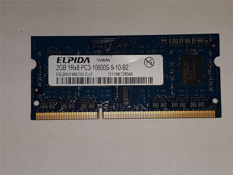Elpida 2GB(1x2gb) DDR3 1333mhz PC3-10600S EBJ20UF8BCS0-DJ-F Memoria Apple Macbook