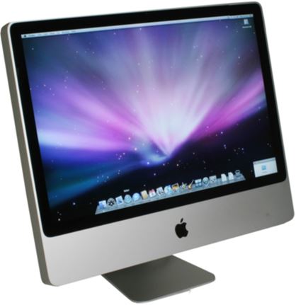 Computador multifuncional Apple iMac 20 "A1224 2009 2 GHz 250 GB HDD 2 GB DDR3 gravador de DVD