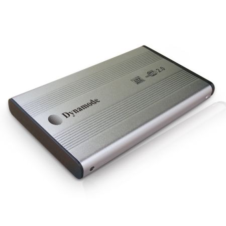 Caja de disco duro externo SATA de 2,5" Dynamode Caddy USB2 con alimentación USB