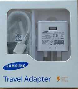 Adaptador de viagem Samsung (carregamento rápido adaptativo) branco - EP-TA20UWE