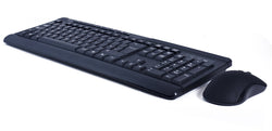 Sumvision Paradox VI (6) Conjunto de teclado e mouse para computador sem fio preto de 2,4 GHz (pacote)