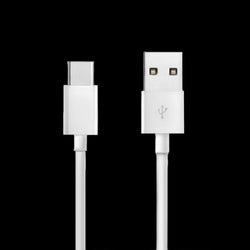 Cable USB tipo C de datos LMS blanco para cargar teléfonos inteligentes Macbook iPad (USB a USB-C) macho a macho