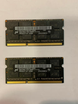 Micron Apple RAM 8GB (2x4GB) DDR3 1600mhz MT16JTF51264JHZ-1G6M2 PC3-12800F Kit de memoria SoDimm iMac/Macbook 2011-2015