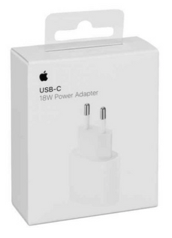 Adaptador USB-C de 18w original y genuino de Apple - A1692 - MU7V2ZM/A - ALIMENTACIÓN EUROPEA