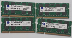 Memória Integrada para iMac/Macbook 8GB 4x2GB DDR2 800mhz PC2-6400 SoDimm IN2V2GNXNFI