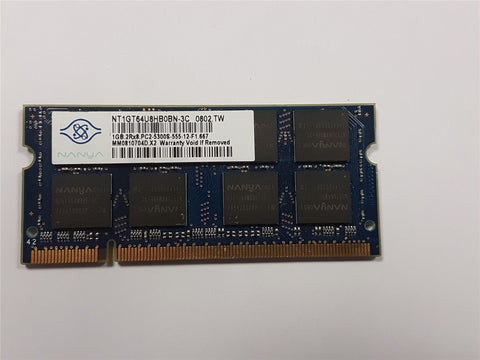 Módulo de memória RAM Nanya NT1GT64U8HB0BN-3C DDR2 PC2-5300S certificado pela Apple de 1 GB