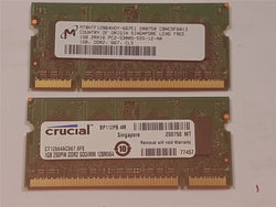 Memória Crucial 2GB DDR2 667mhz PC2-5300 CT12864AC667.8FE Apple MacBook/iMac RAM 2x 1GB