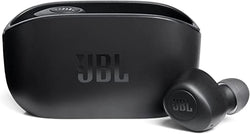 Auriculares internos inalámbricos JBL Wave 100TWS con Bluetooth, sonido de graves profundos, tamaño de bolsillo, batería de 20 horas de duración 