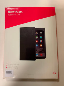 Capa flip Snugg para iPad Pro/suporte de couro PU cinza com bolsos internos 12,9" 2015