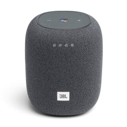 JBL Link Music 360° Pro Sound WIFI y Bluetooth Smart Speaker gris con Google Assistant Spotify Apple YouTube Music