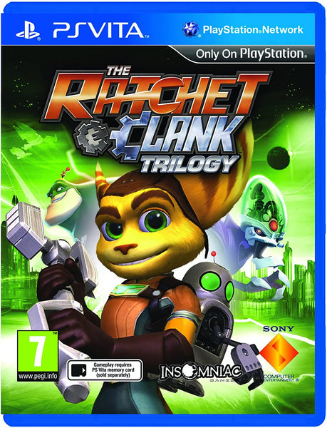 The Ratchet and Clank Trilogy Playstation PS Vita Jogo de plataforma Sony mais vendido